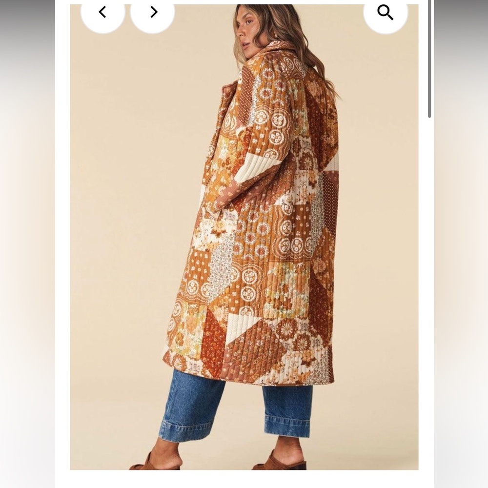 NWT free people/spell cha cha quilted jacket